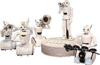 2005年の「愛・地球博」で活躍した楽器演奏ロボット。