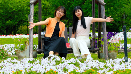 芝生広場もあり、一日ゆっくり過ごせます